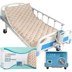 Kekoy Alternating Air Pressure Mattress Pad Prevention 75" x 35" Beige
